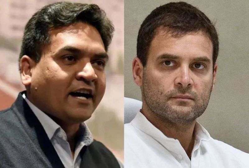 Kapil Mishra and Rahul Gandhi 