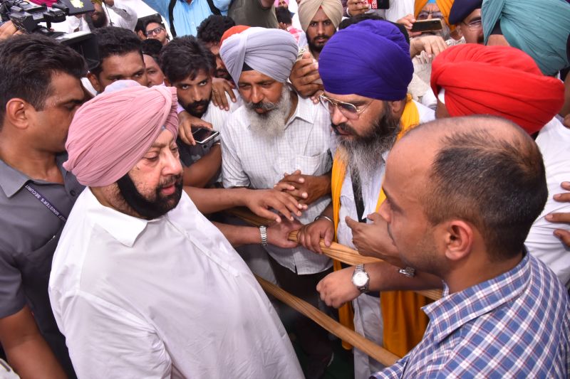 CM Captain Amrinder Singh visit flood affected areas CM Captain Amrinder Singh visit flood affected areas