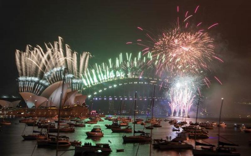 New Year celebrations in New Zealand 
