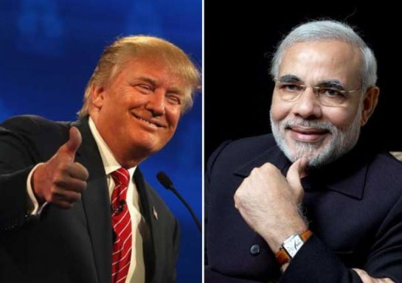 Narendra Modi And Donald Trump 