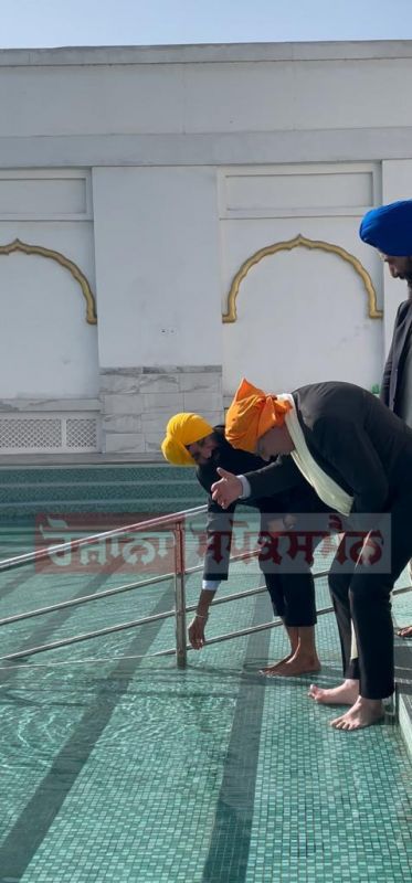 Ambassador of Belgium Philippe Bronchain visit Gurudwara Kartarpur Sahib Ambassador of Belgium Philippe Bronchain visit Gurudwara Kartarpur Sahib
