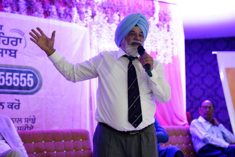 Ex-servicemen  meeting at Ayali Chowk