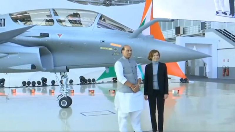 India gets first Rafale fighter jets from France