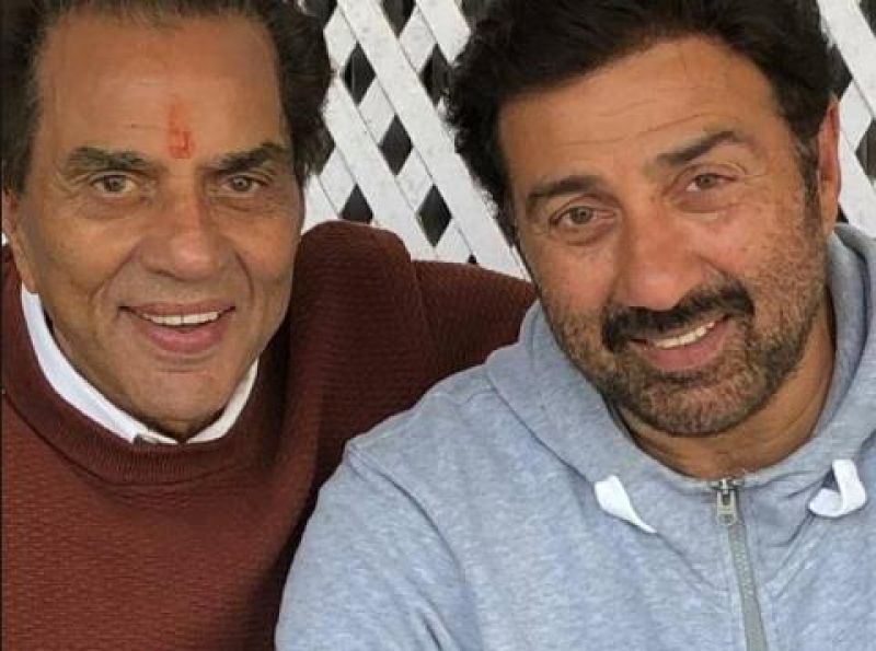 Dharminder Singh and Sunny Deol 