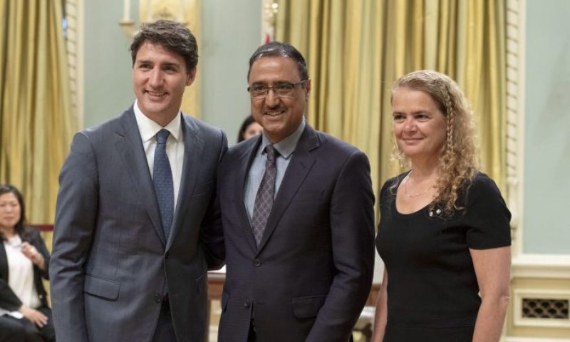 Amarjit Sohi With Justin Trudeo