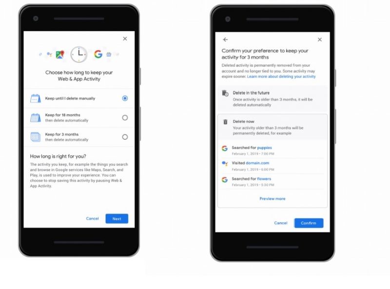 Delete/Clear Google Search History