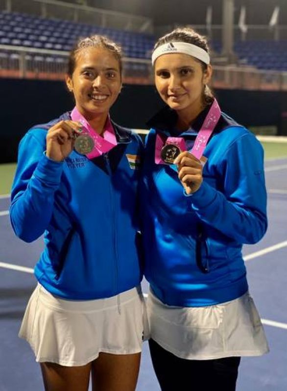 Sania Mirza and Ankita raina