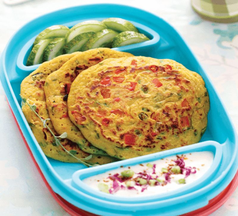  Oats And Vegetable Pancake