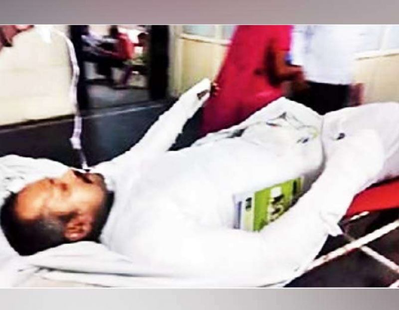 RSS volunteers set herself on fire in jaipur