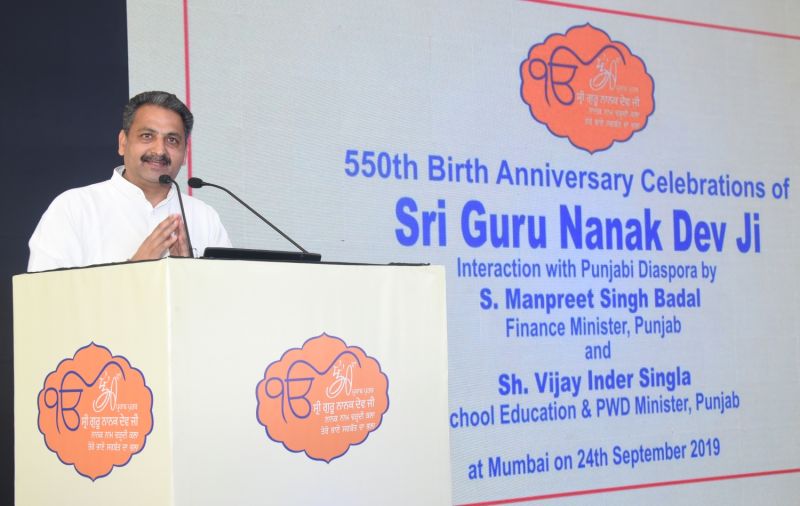 Manpreet Badal and Vijay Inder Singla invite Punjabi for Prakash Purb celebrations Manpreet Badal and Vijay Inder Singla invite Punjabi for Prakash Purb celebrations