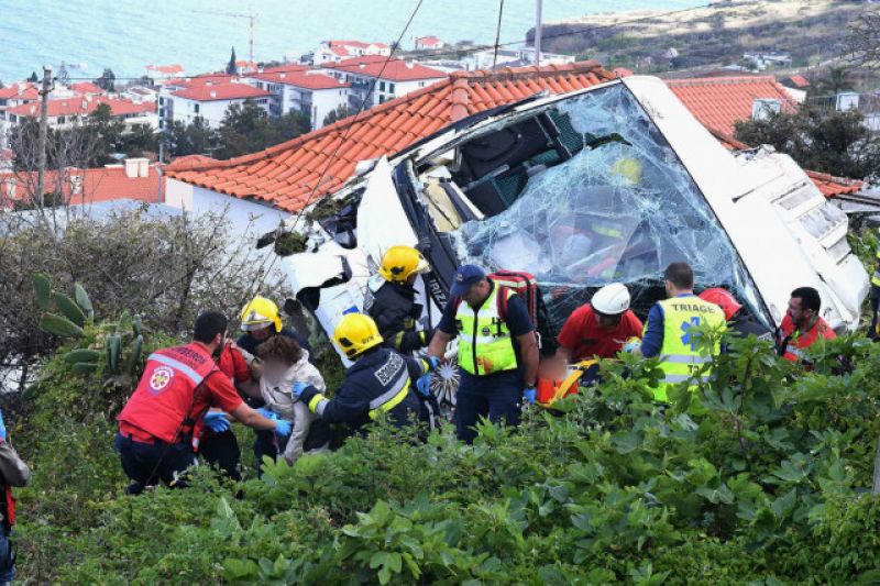 29 German tourists killed in Madeira bus crash