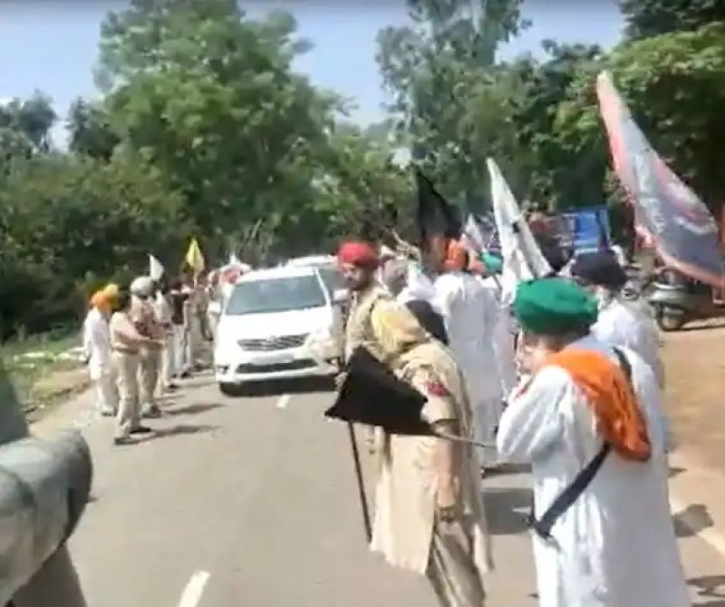 Farmers Oppose Bikram Singh Majithia