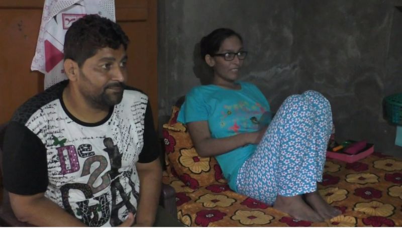 Muskaan and his father