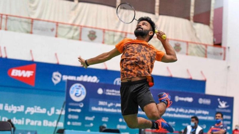 Krishna Nagar wins gold in badminton 