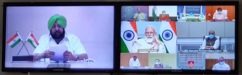 Captain Amarinder Singh With Other Cheif Ministers 