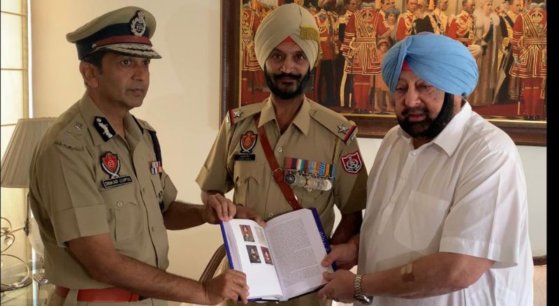 CM Amarinder Singh honoured Kargil war hero Satpal Singh