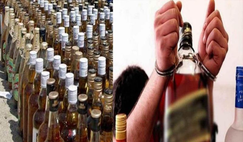 Illegal liquor recovered in balia, driver arrested