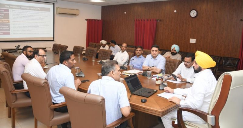 Bhagwant Mann directs to promote e-office for more transparency in public services system Bhagwant Mann directs to promote e-office for more transparency in public services system