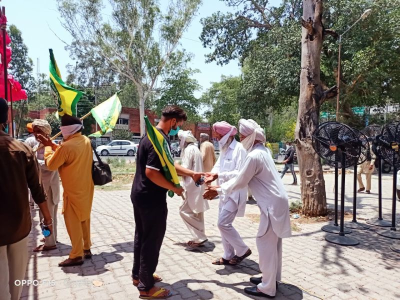 farmers Protest In Patiala 