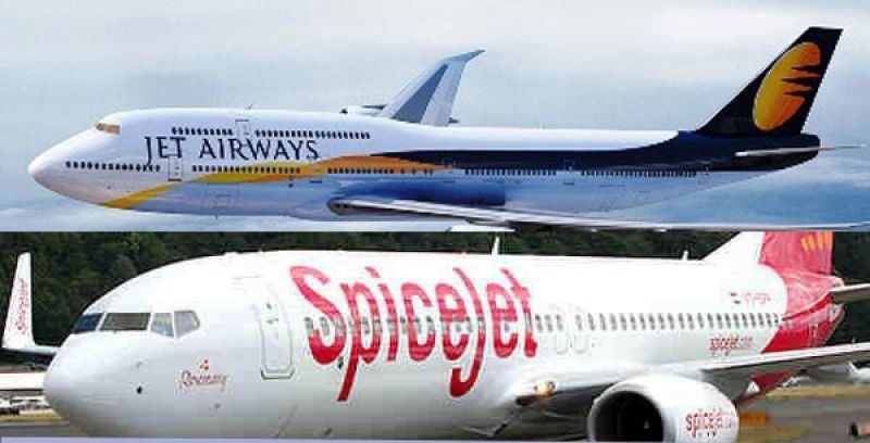 Jet Airways & SpiceJet,