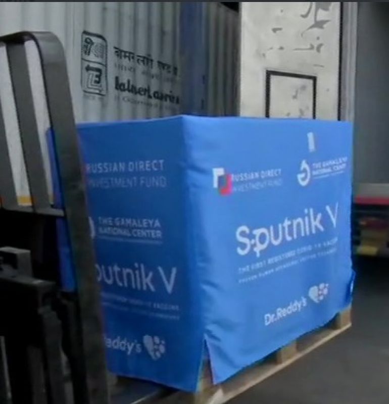  The second consignment of Russia's Sputnik V arrived in Hyderabad today
