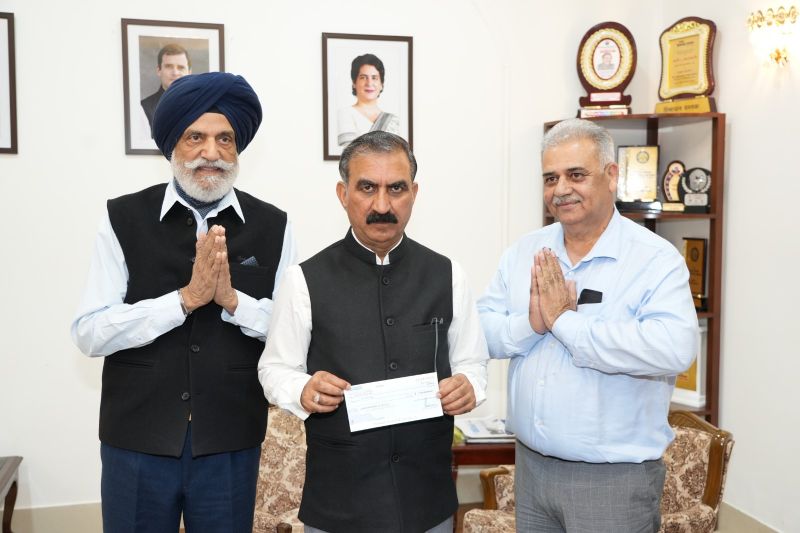 Radha Swami Satsang Beas donates Rs 2 crore to CM relief fund