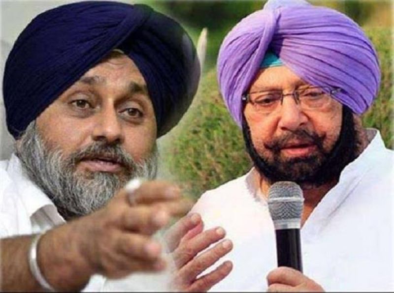 Sukhbir Singh Badal and Captain Amrinder Singh  Sukhbir Singh Badal and Captain Amrinder Singh