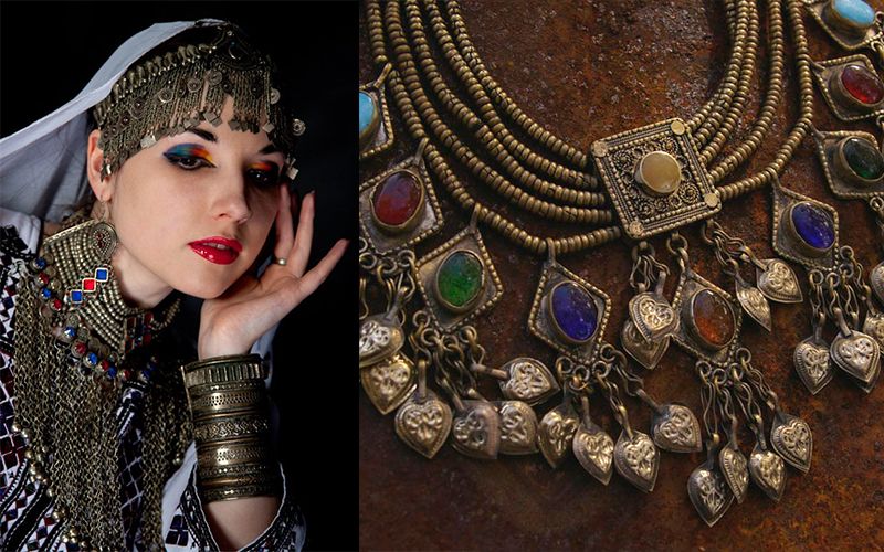 Afghani style jewelry