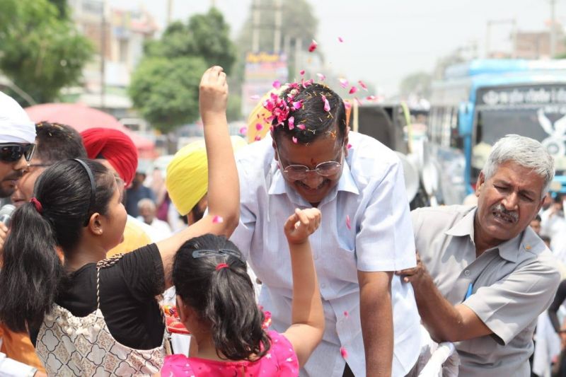 Arvind Kejriwal during rally-3