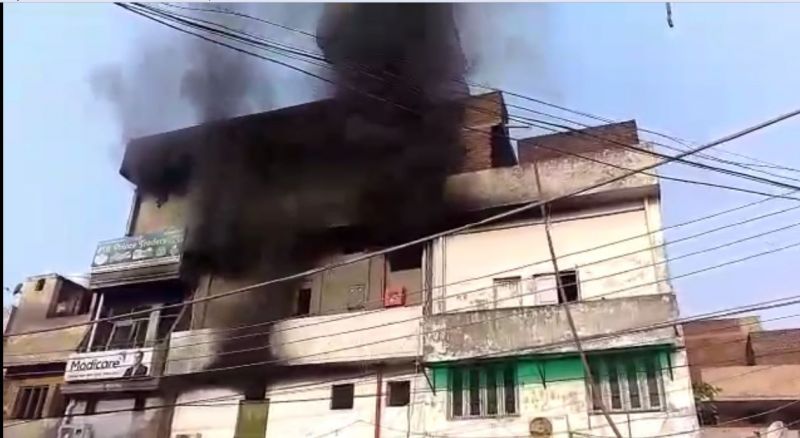 Plastic warehouse catches fire in Ludhiana