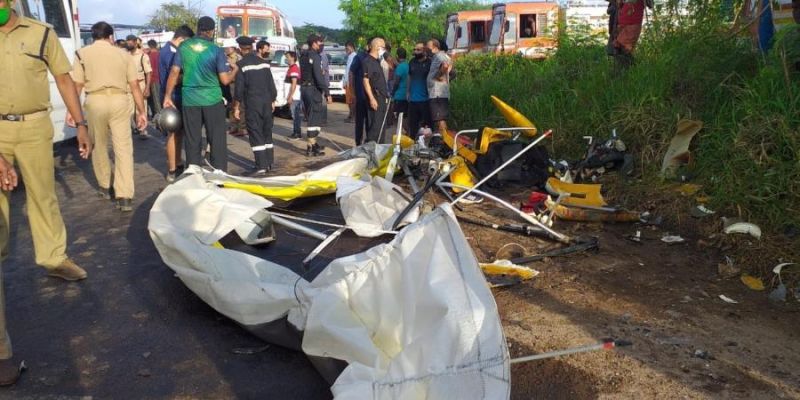 Glider crashes during training session in Kochi