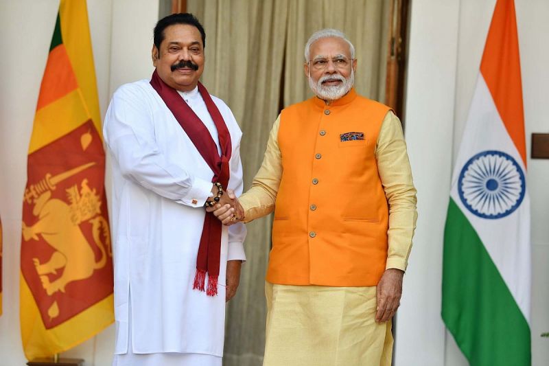 PM Modi Bilateral Talks With Sri Lankan PM Mahinda Rajapaksa