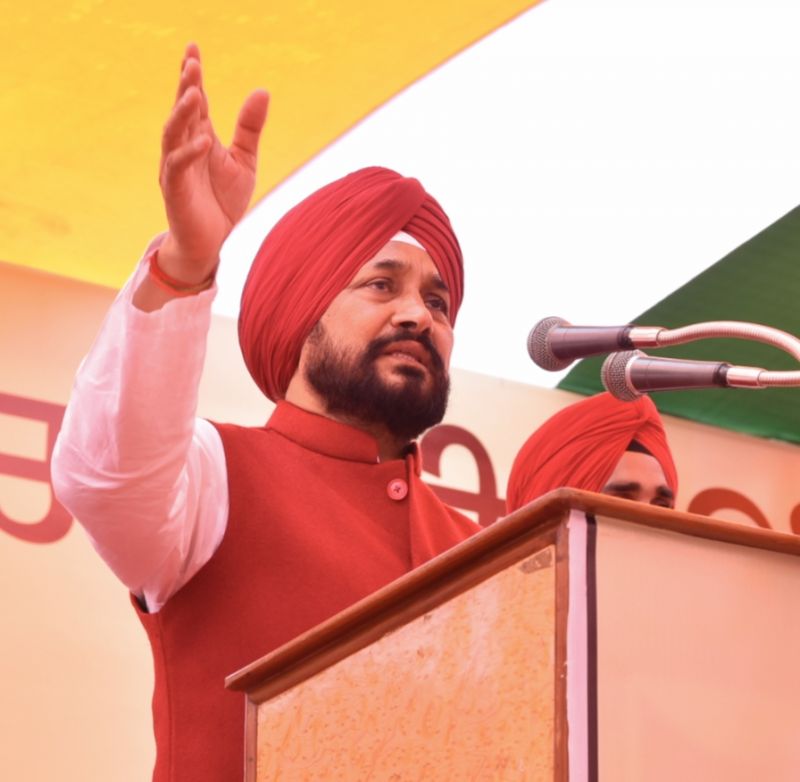  CM Channi lays foundation stone of Bela-Paniyali bridge over river Satluj