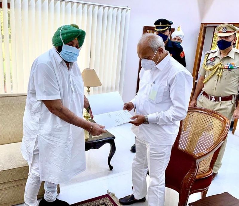Captain Amarinder Singh Resigns Captain Amarinder Singh Resigns