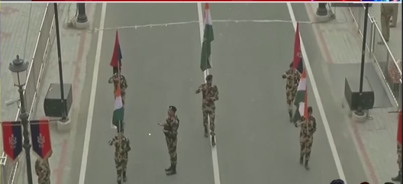 Wagah Border Parade Independence Day