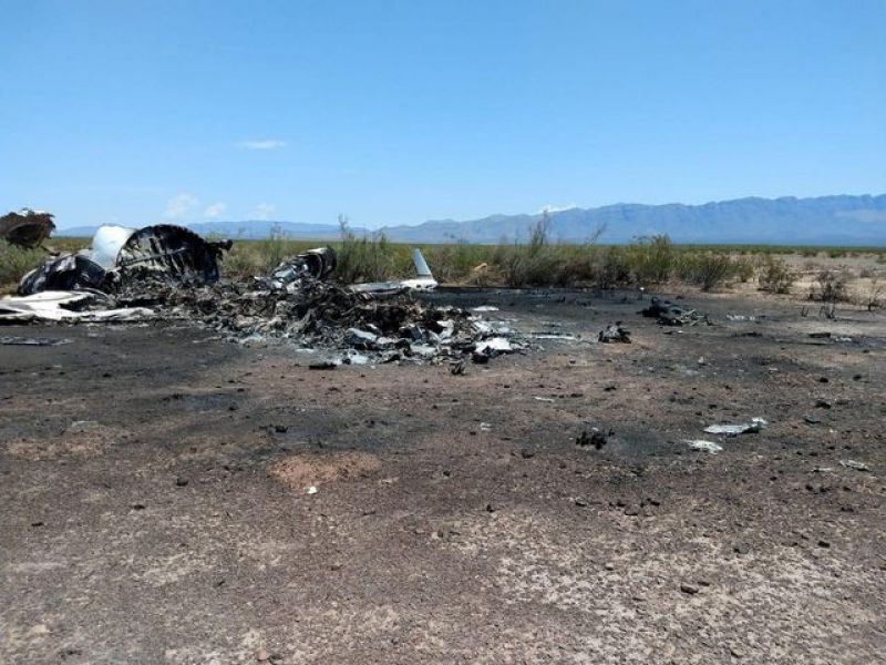 Private jet crashes in Las Vegas to Mexico