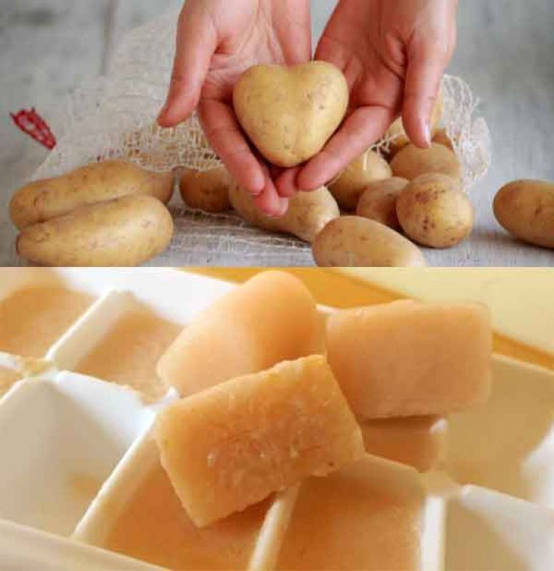 Potato Ice Cubes Potato Ice Cubes