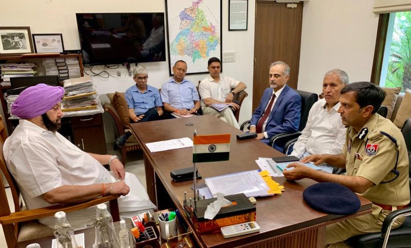 Captain Amarinder Singh reviews laws and orders in Punjab after article 370 scrapped