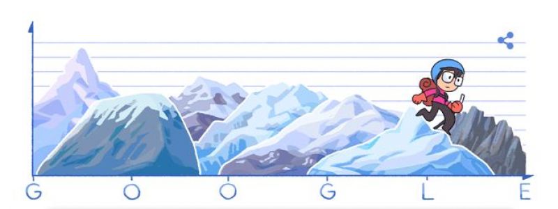 Google Doodle On Junko Tabei