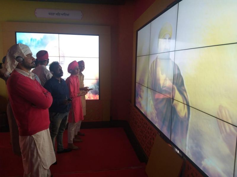 Dera Baba Nanak : Large number of sangat visited digital museum  Dera Baba Nanak : Large number of sangat visited digital museum