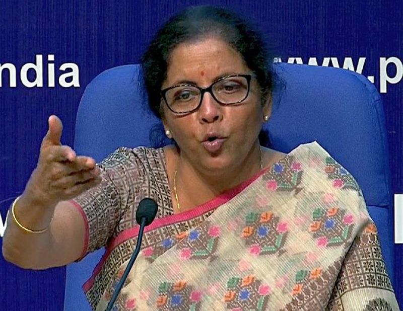 Finance Minister Nirmala Sitharaman 