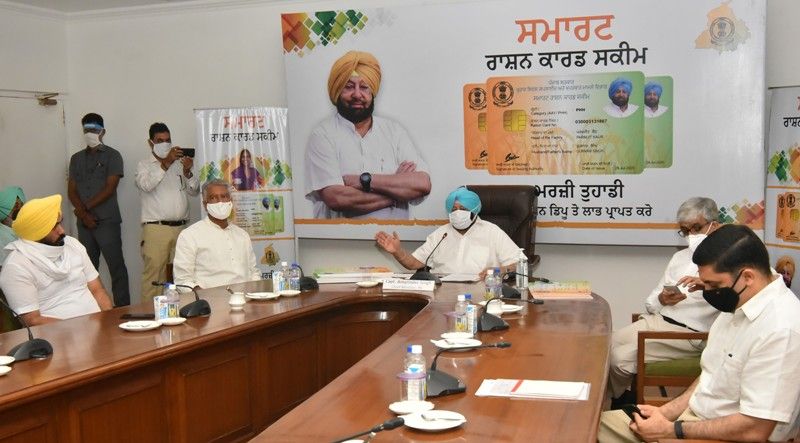 Capt Amarinder rolls out state-wide Smart Ration Card scheme to cover 1.41 cr NFSA beneficiaries