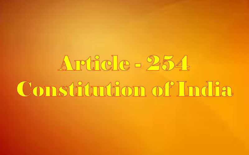 Article 254