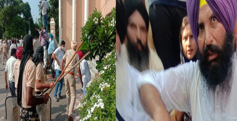 Lok Insaaf Party protest 