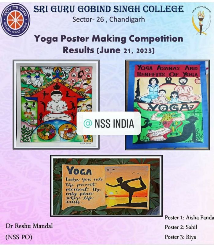 International Yoga Day celebrated at SGGS College Chandigarh