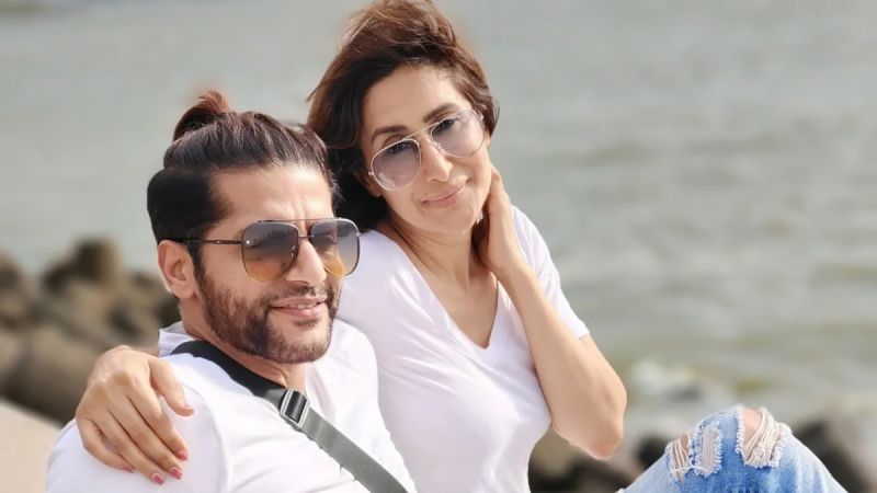 Karanvir Bohra  with his wife Karanvir Bohra  with his wife