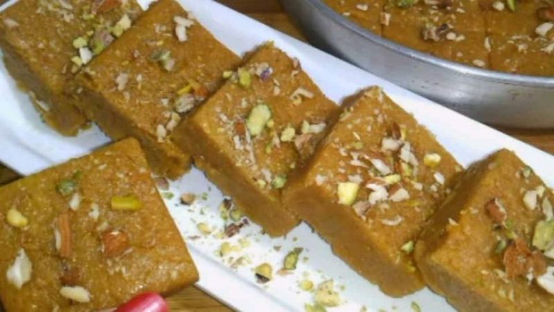 Sesame Besan Barfi