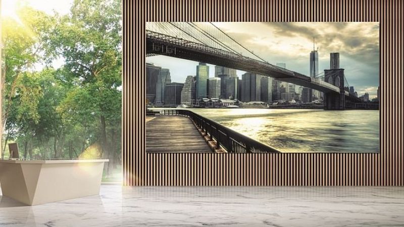 Samsung launches The Wall, giant-sized LED costing up to Rs 12 crore Samsung launches The Wall, giant-sized LED costing up to Rs 12 crore