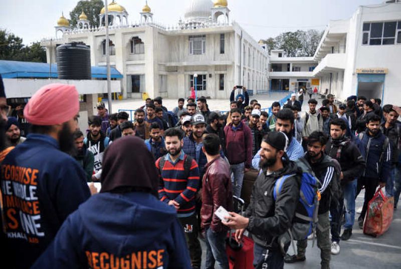 khalsa aid assists Kashmiri students khalsa aid assists Kashmiri students