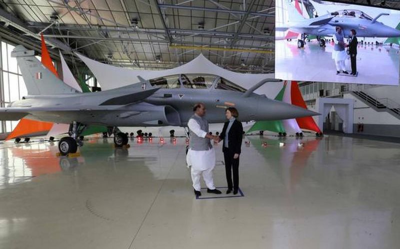 India gets first Rafale fighter jets from France